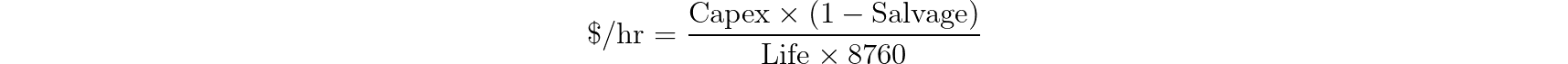 Depreciation Formula