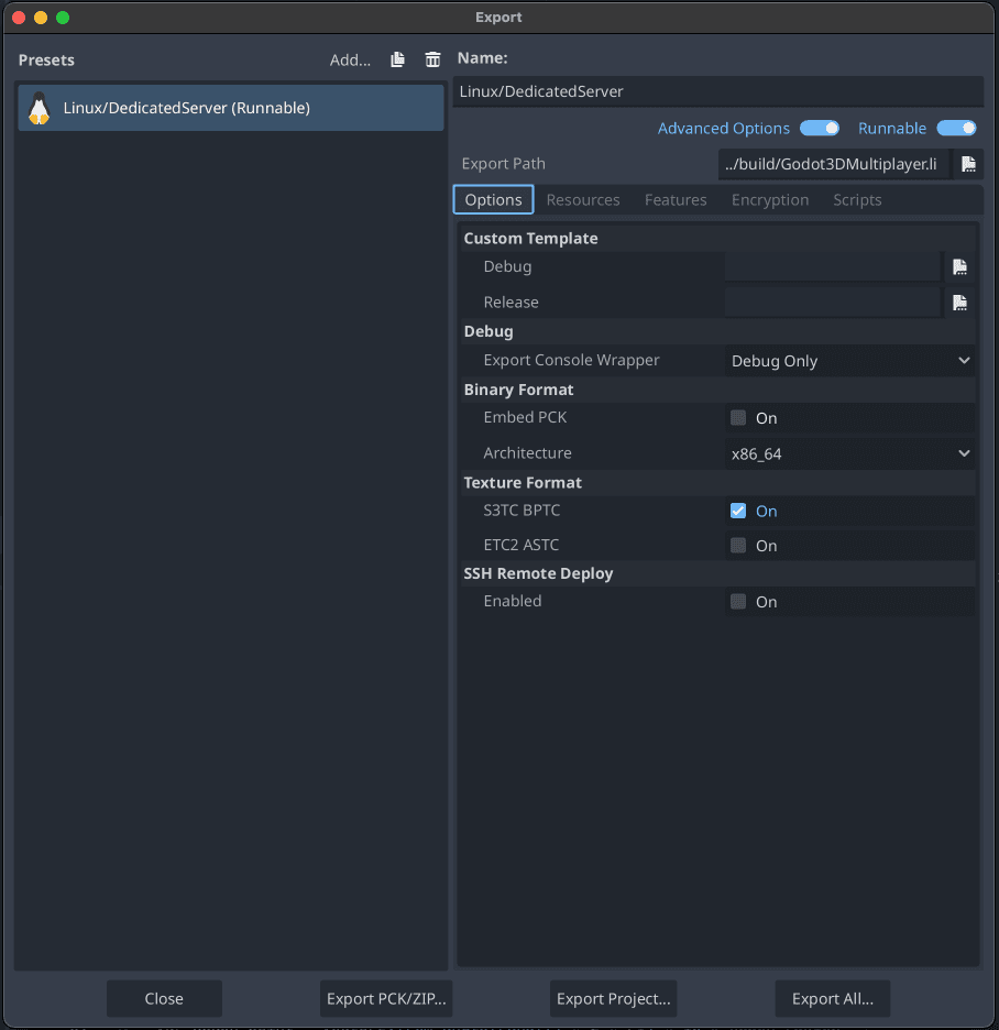 Godot Game Server