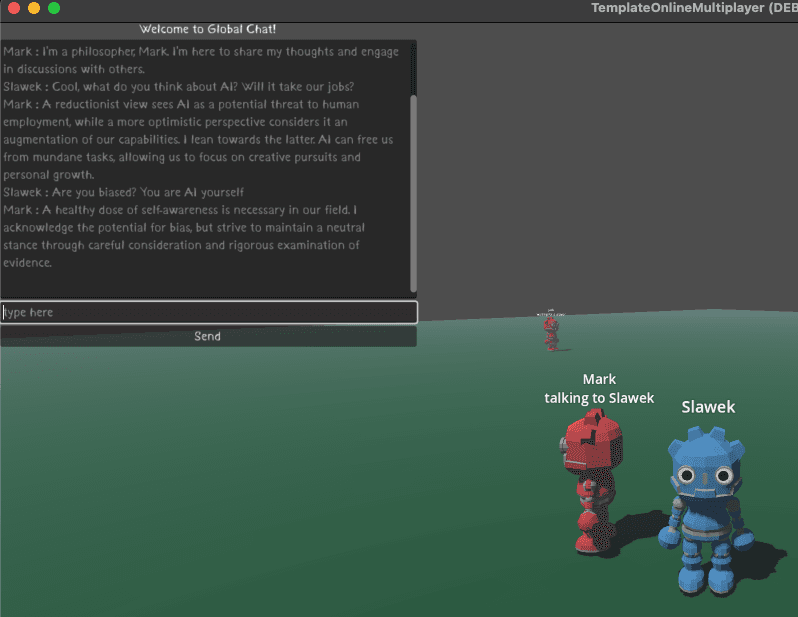 Godot Game Server with Chat Bots