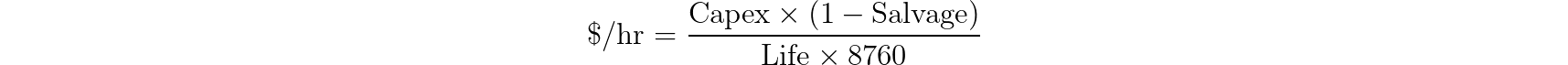 Depreciation Formula